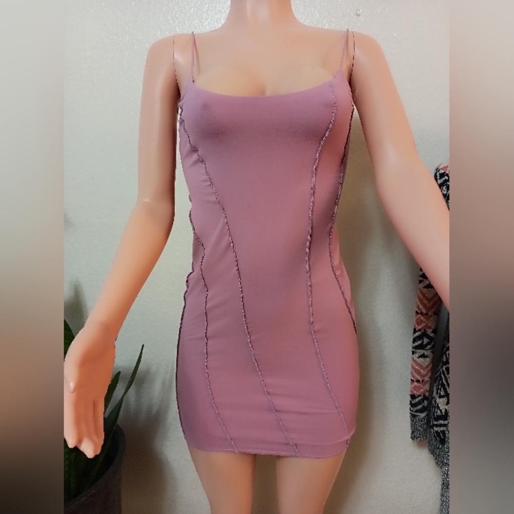 NWT Better Be mini mauve dress